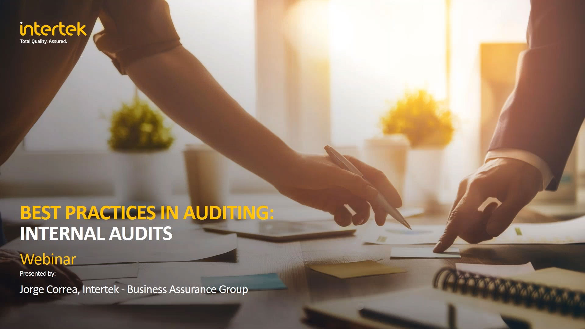 Recording: Best Practices in Auditing: Internal Audit